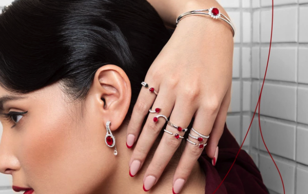 model cincin batu ruby wanita